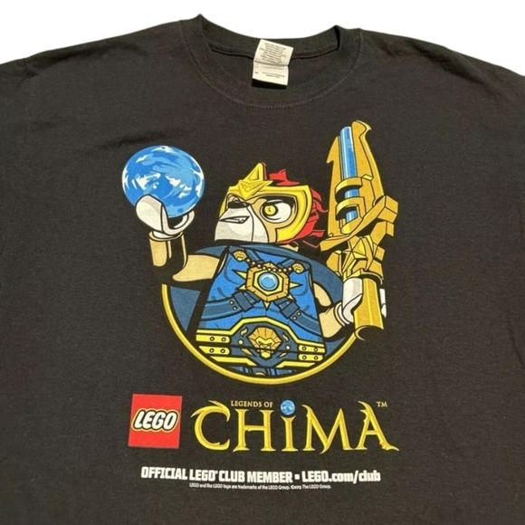 LEGO Chima Black Graphic T-Shirt MED - Picture 5 of 8